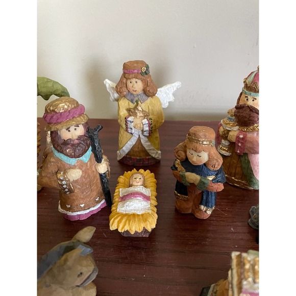 10 Piece Children, Youth Christmas Nativity Set, 5” Figures - Picture 3 of 8
